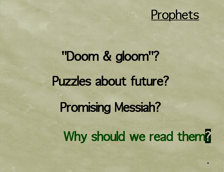 Why should we read them?