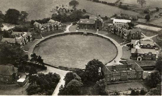 Aerial view of NCH Newton Hall