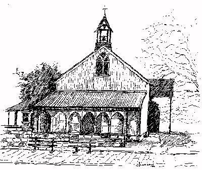 Main Street Chapel: Sketch by David Shallcross.