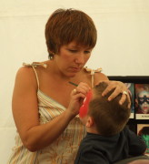 Photo of the Fun Day face painting